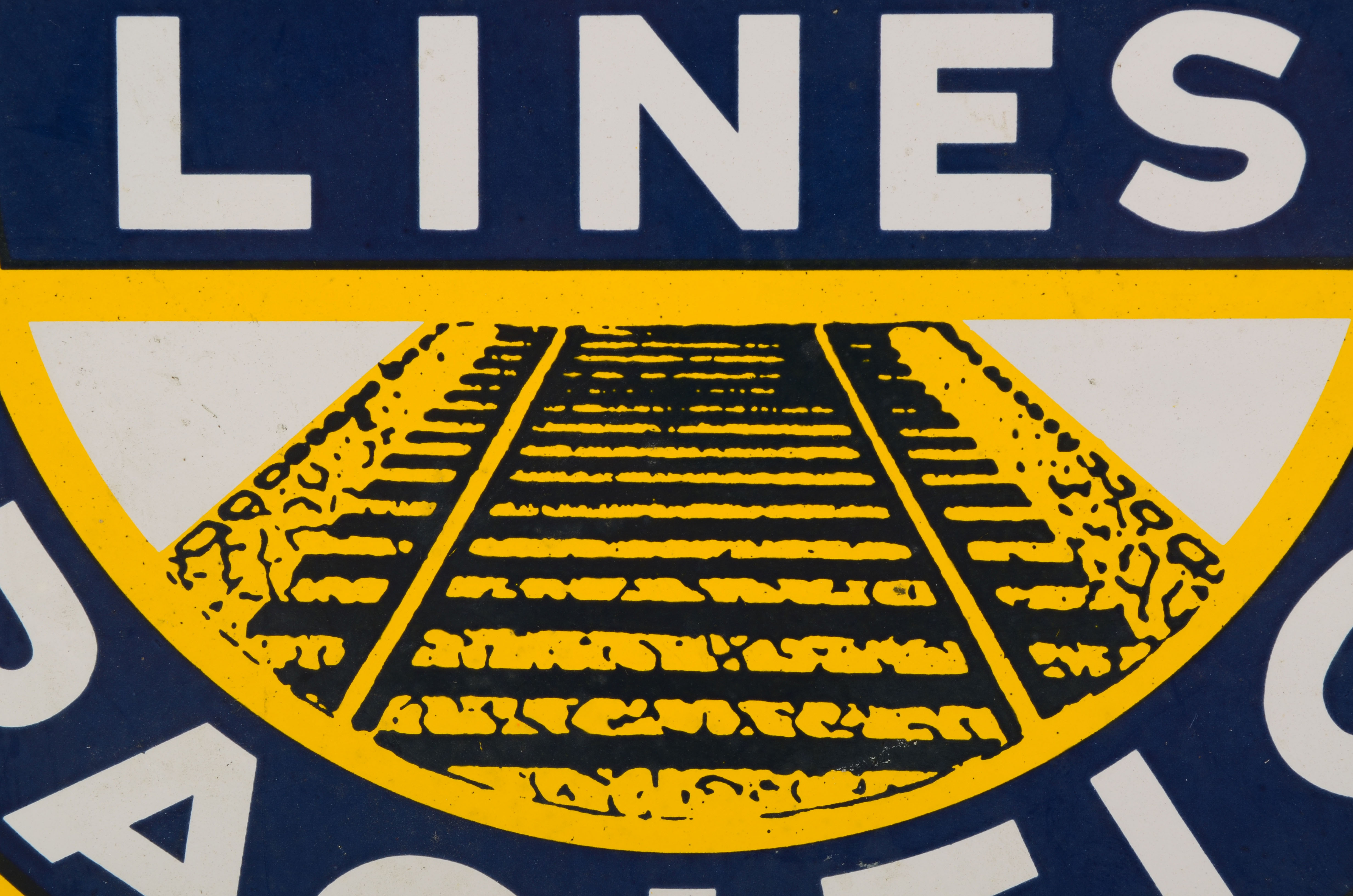 Southern Pacific Lines Porcelain Railroad Sign