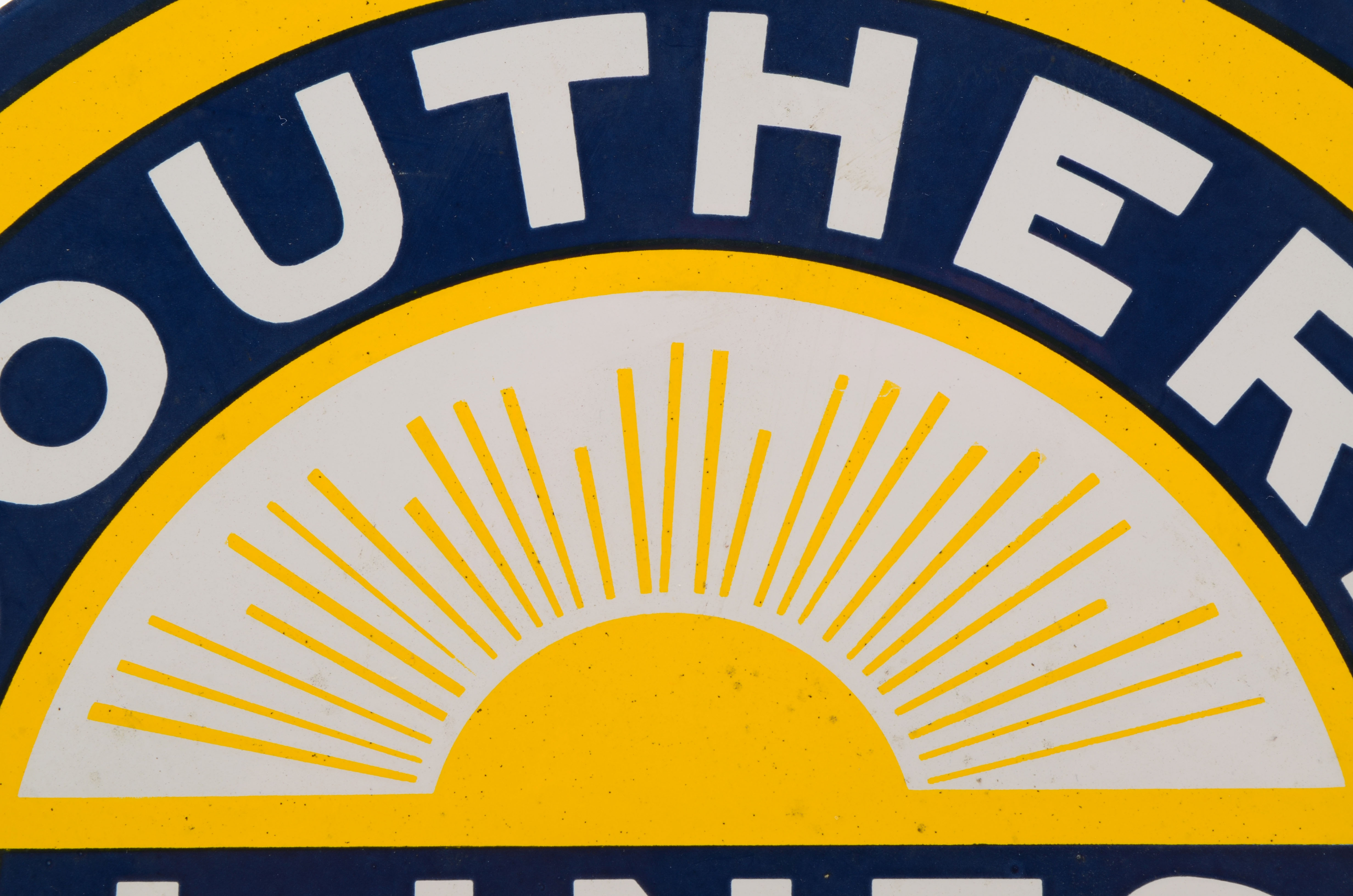 Southern Pacific Lines Porcelain Railroad Sign