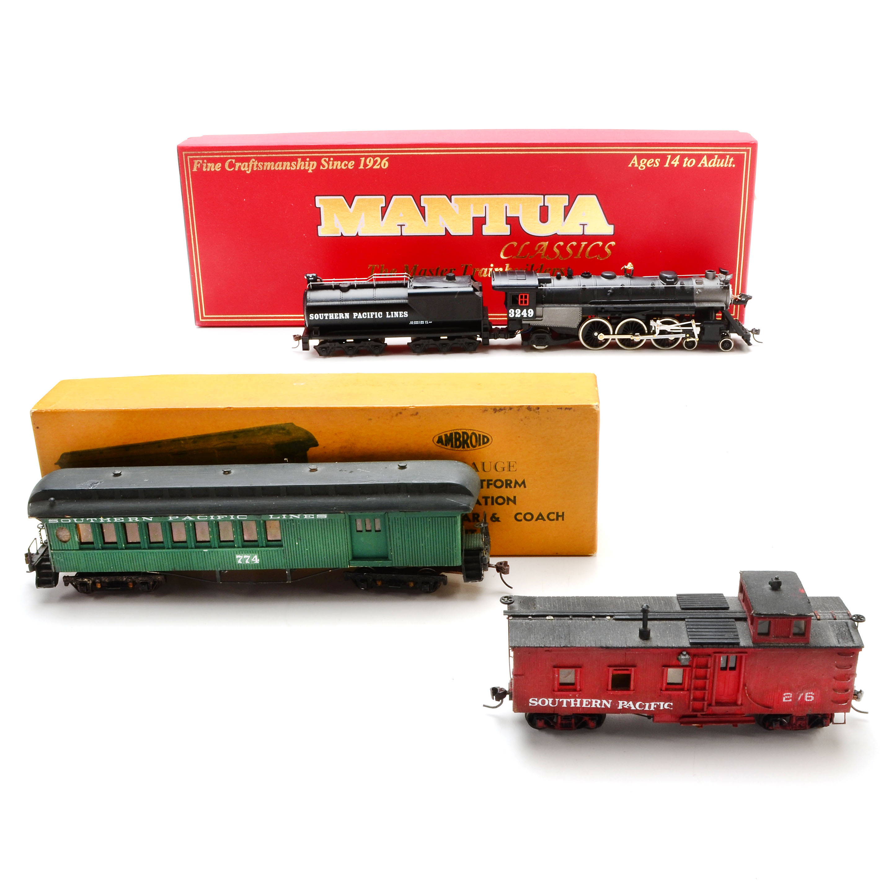 Mantua 4-6-2 Southern Pacific with Wandy Tender and more