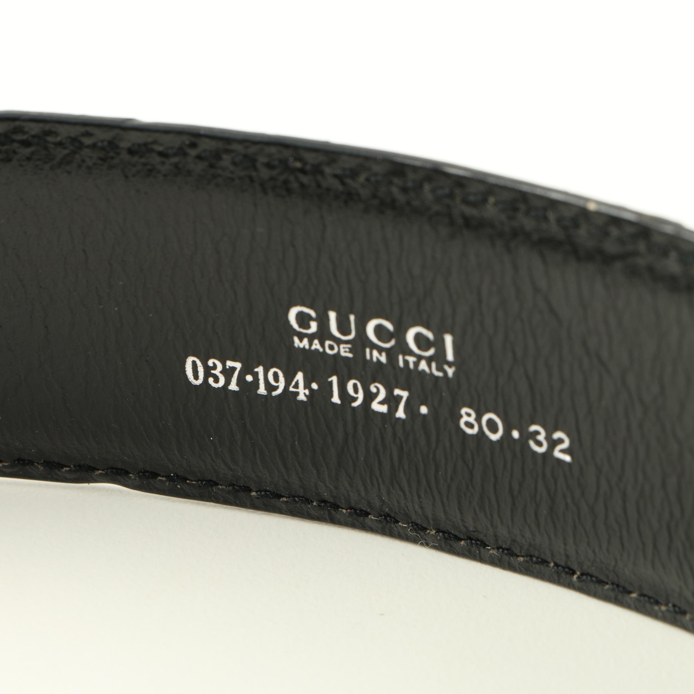 Gucci Horse Bit Buckle Belt