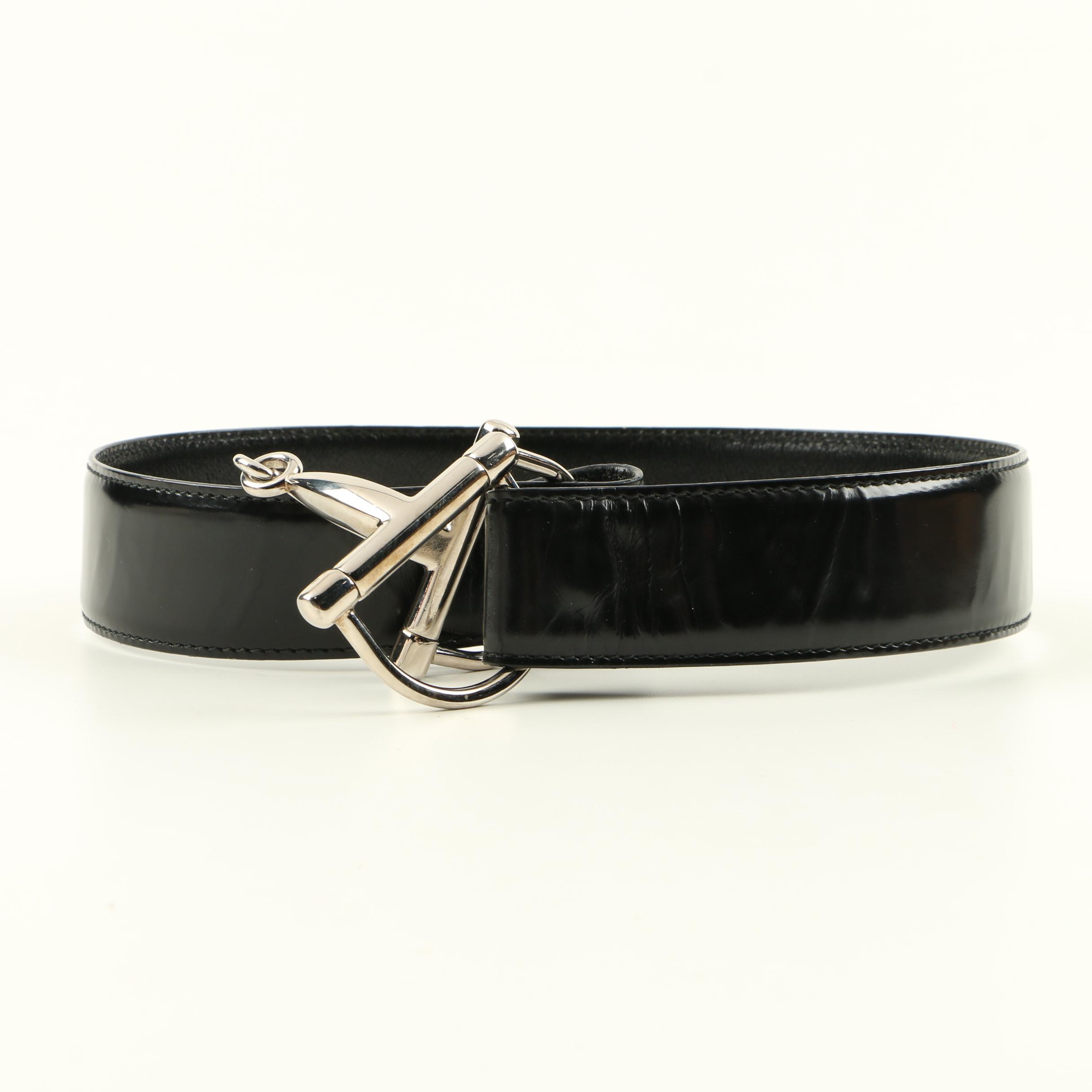 Gucci Horse Bit Buckle Belt
