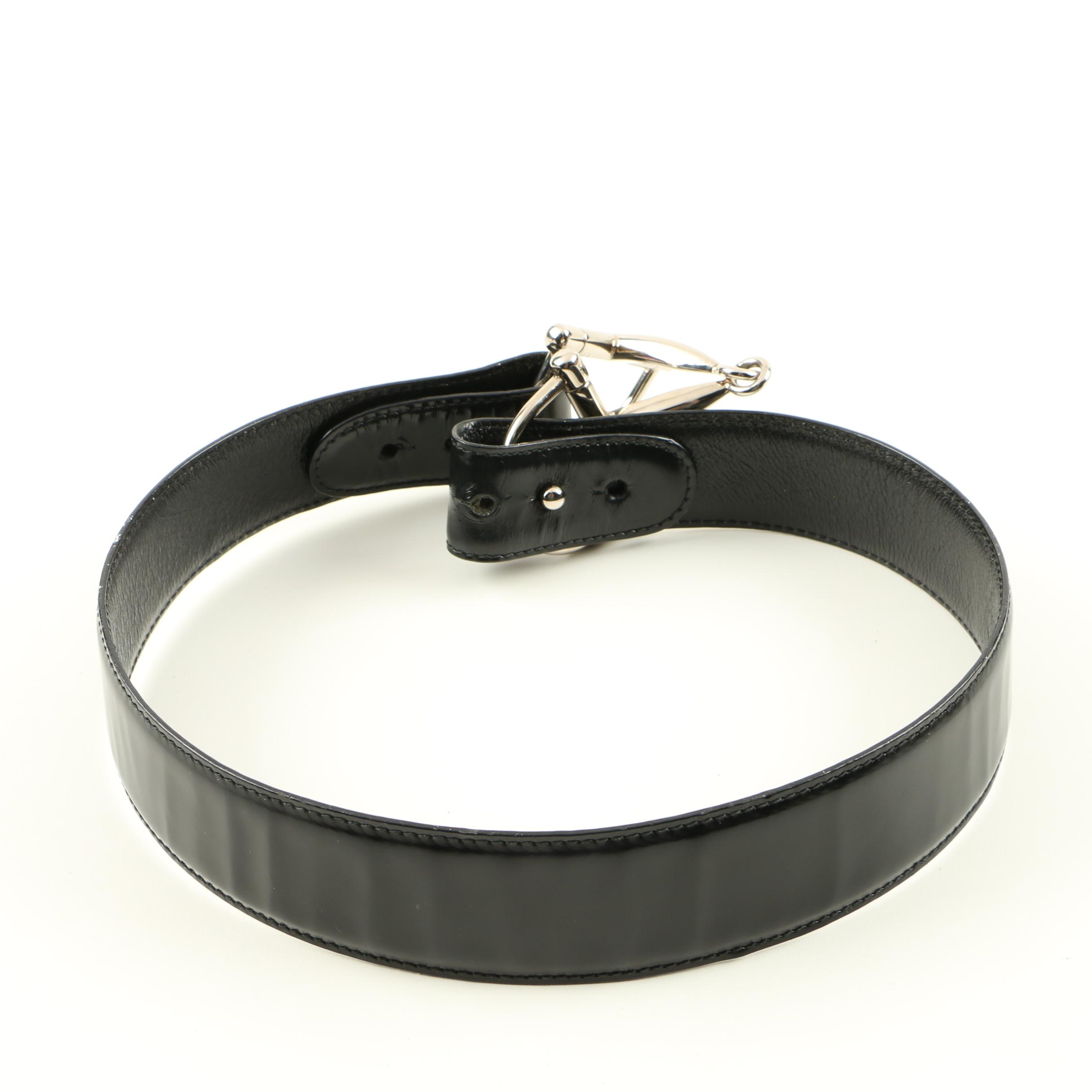 Gucci Horse Bit Buckle Belt