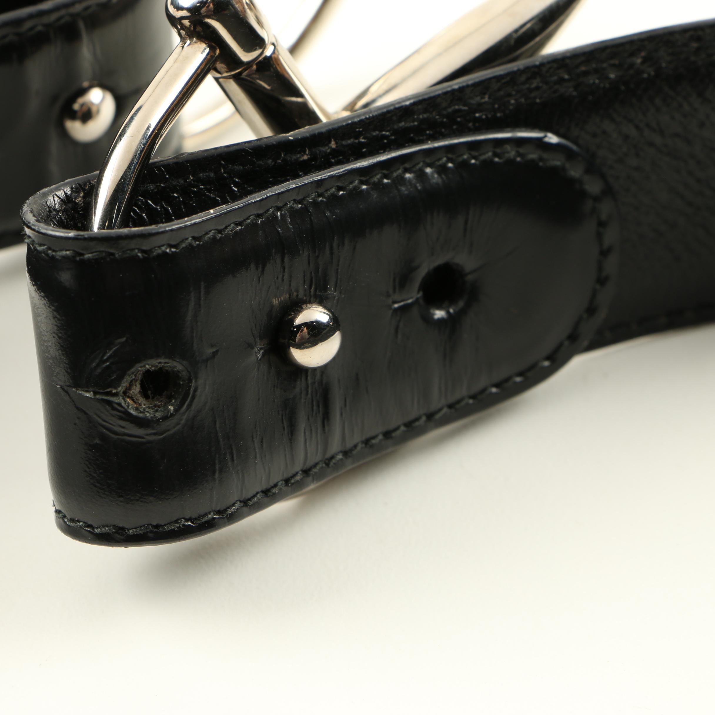 Gucci Horse Bit Buckle Belt