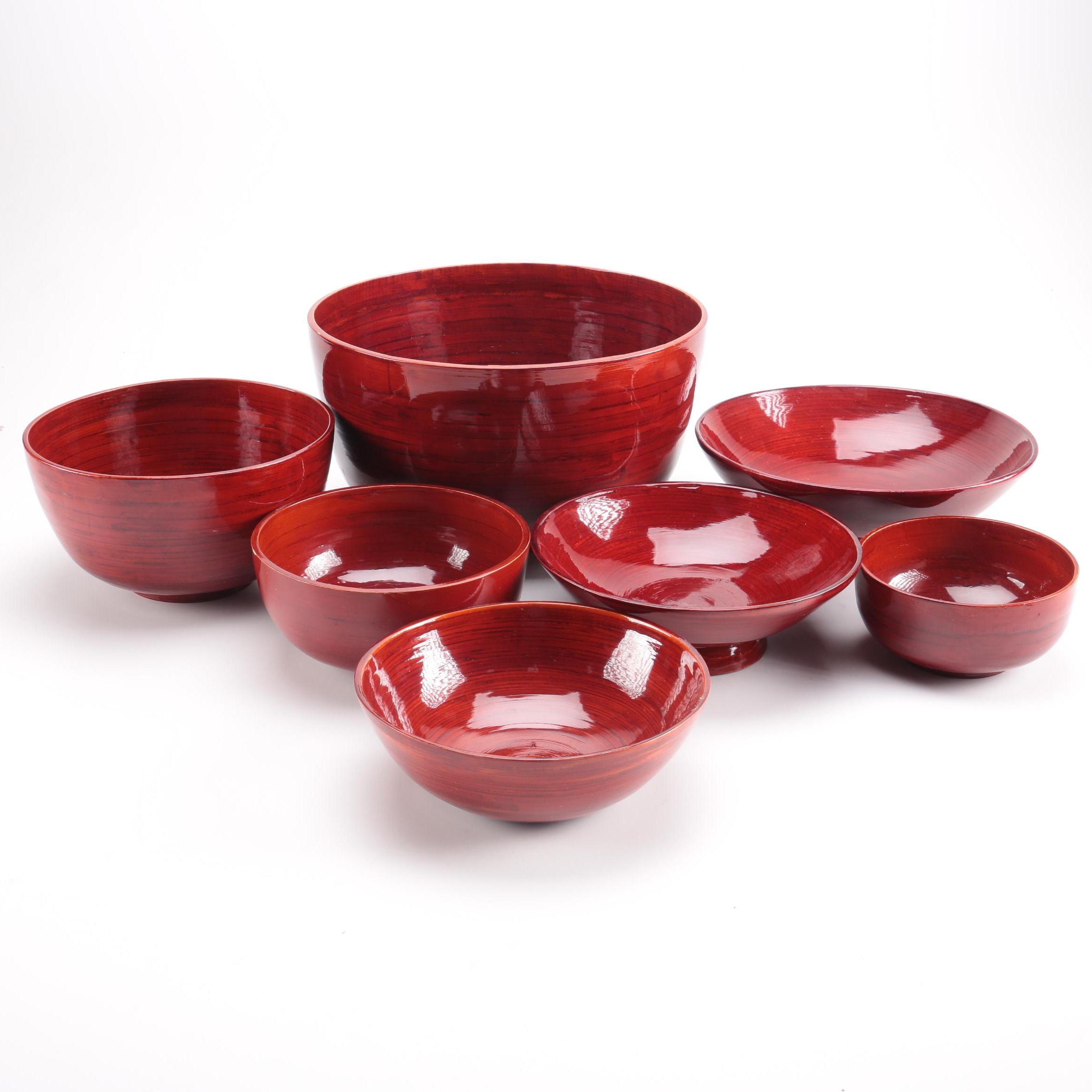 Vietnamese Made Wooden Bowl Set