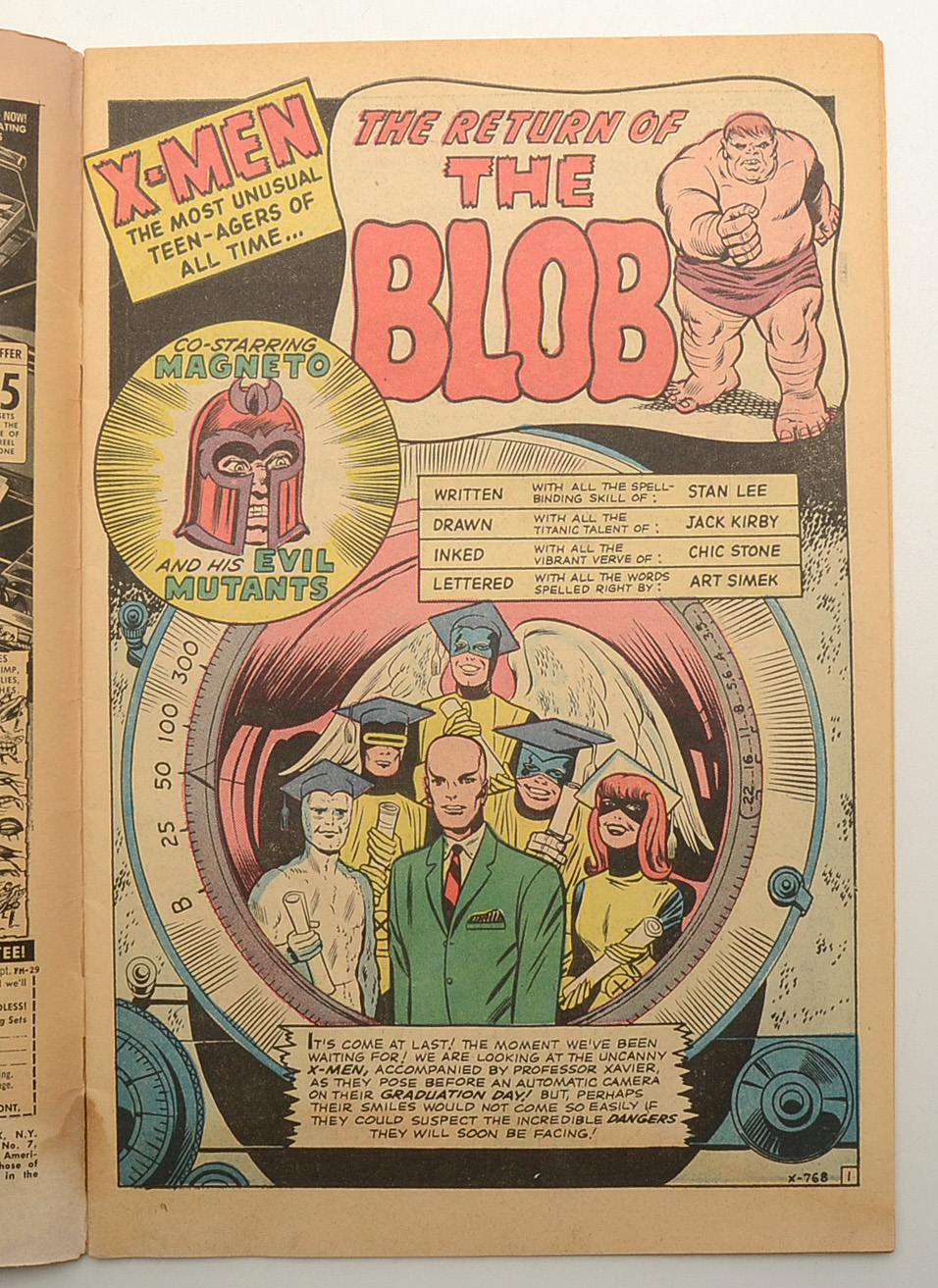 Silver Age 1964 Marvel "The X-Men" Issue #7