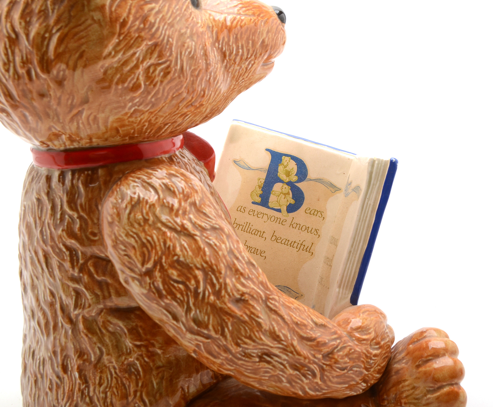 Group of Teddy Bear Ceramic Music Boxes