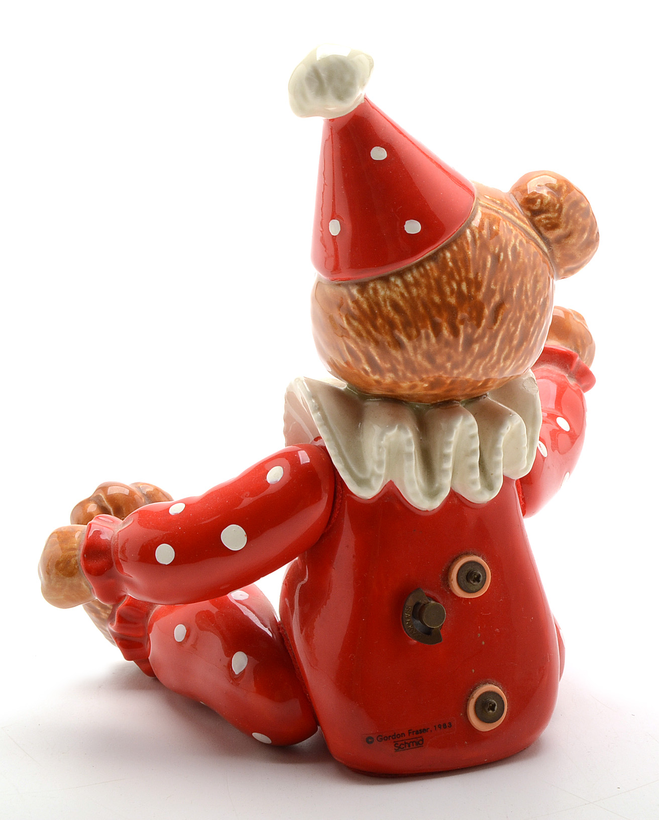 Group of Teddy Bear Ceramic Music Boxes