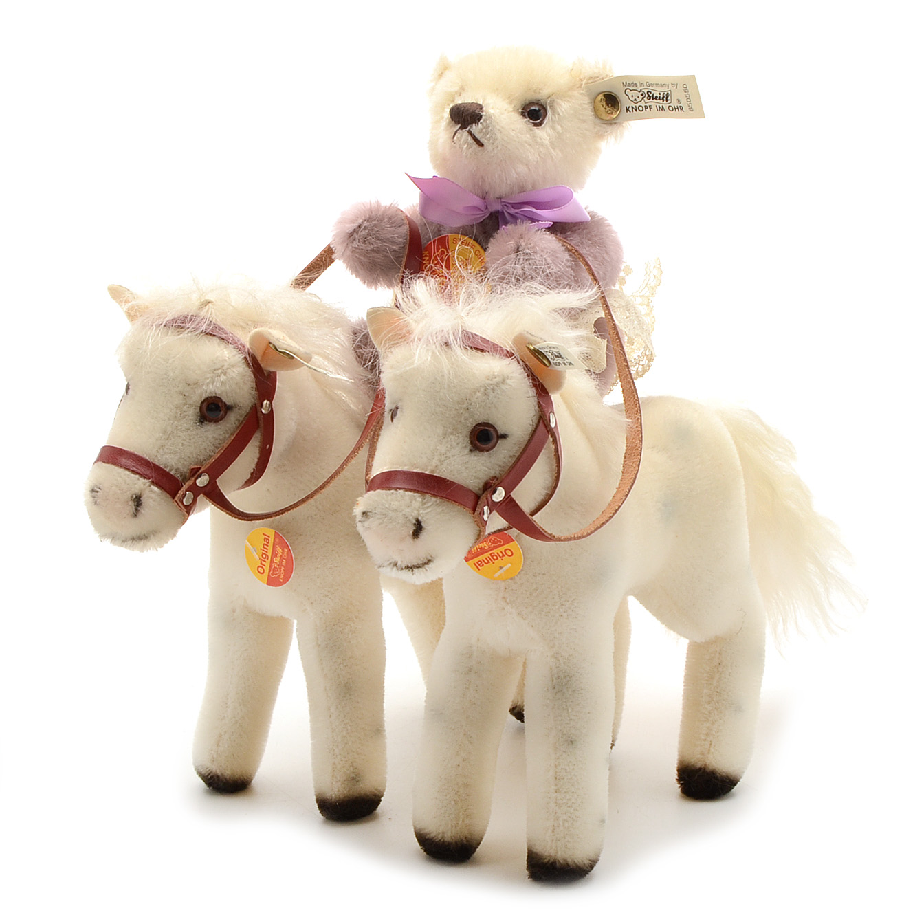 Steiff Golden Age Circus "Bear Back Rider" Set