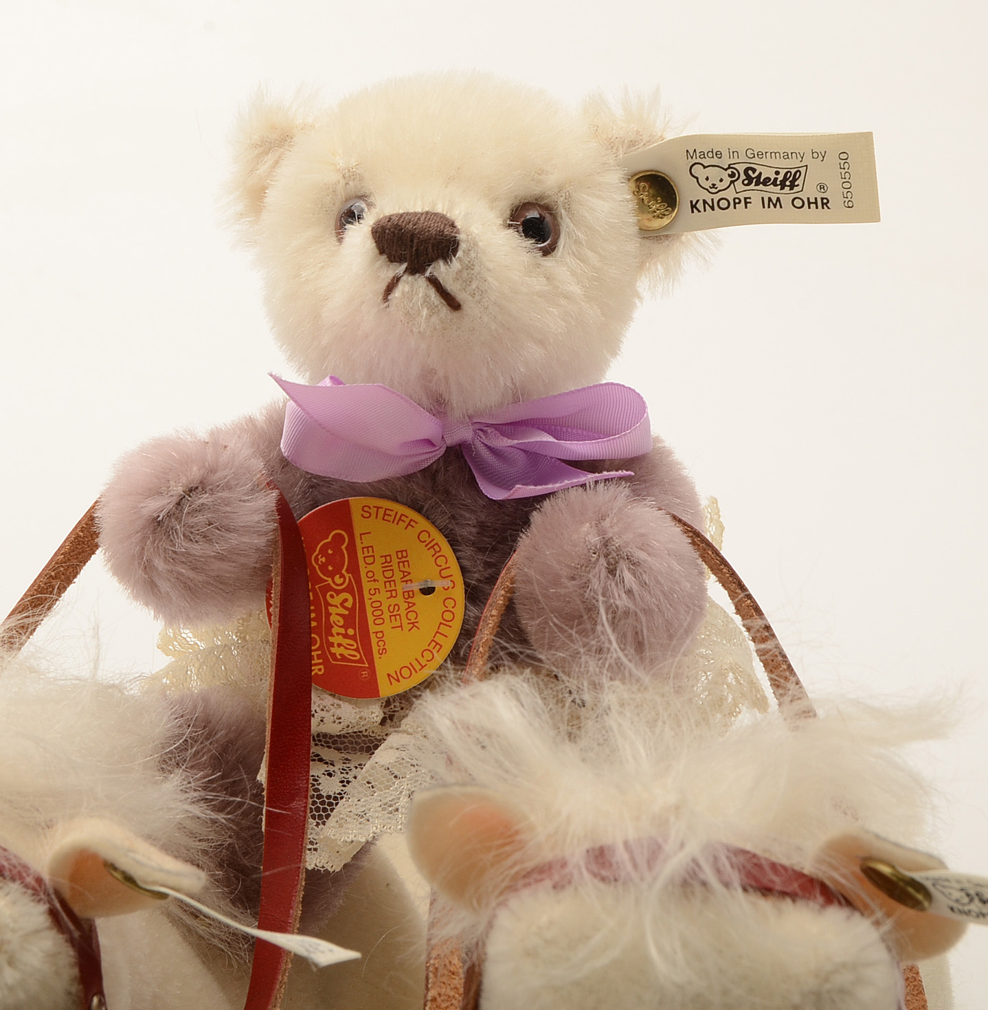 Steiff Golden Age Circus "Bear Back Rider" Set
