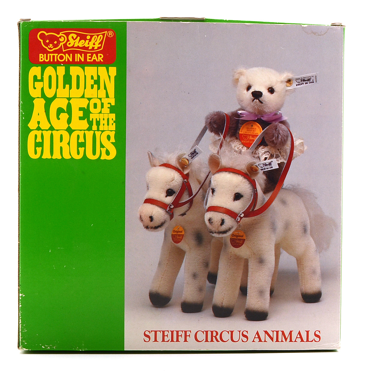 Steiff Golden Age Circus "Bear Back Rider" Set