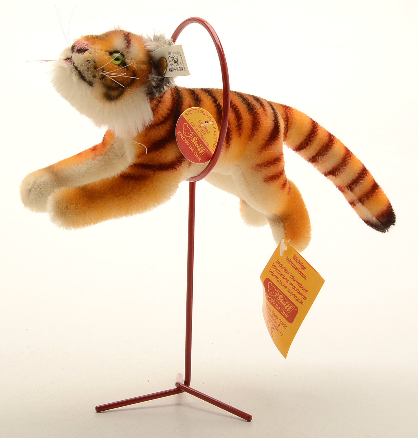 Steiff Circus Animals Lot of Three including Kangaroo Juggler