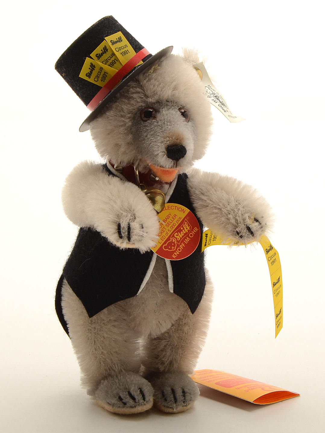 Steiff Circus Animals Lot of Three including Kangaroo Juggler