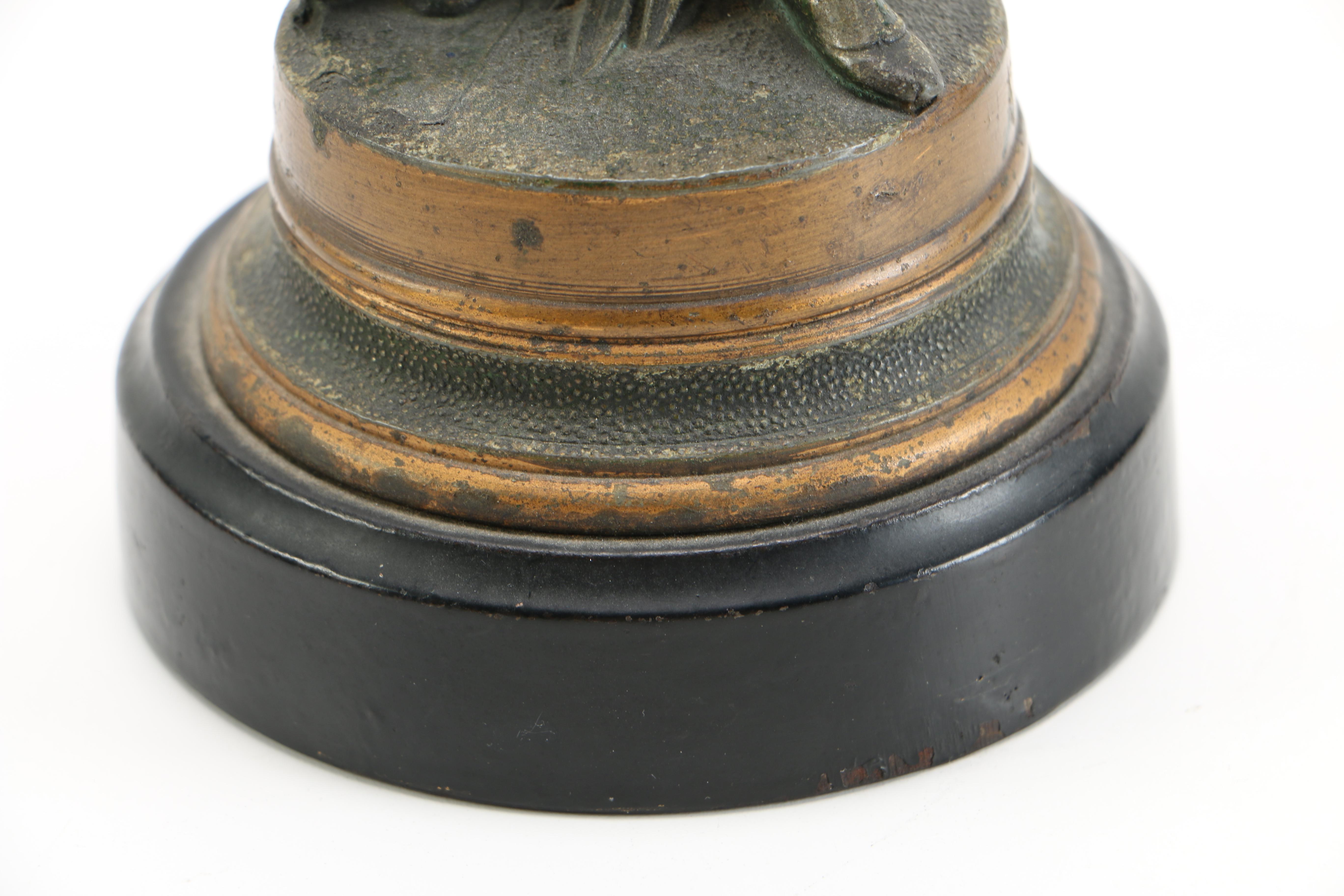 Reproduction of Michelangelo's "David" and Soldier Figurines