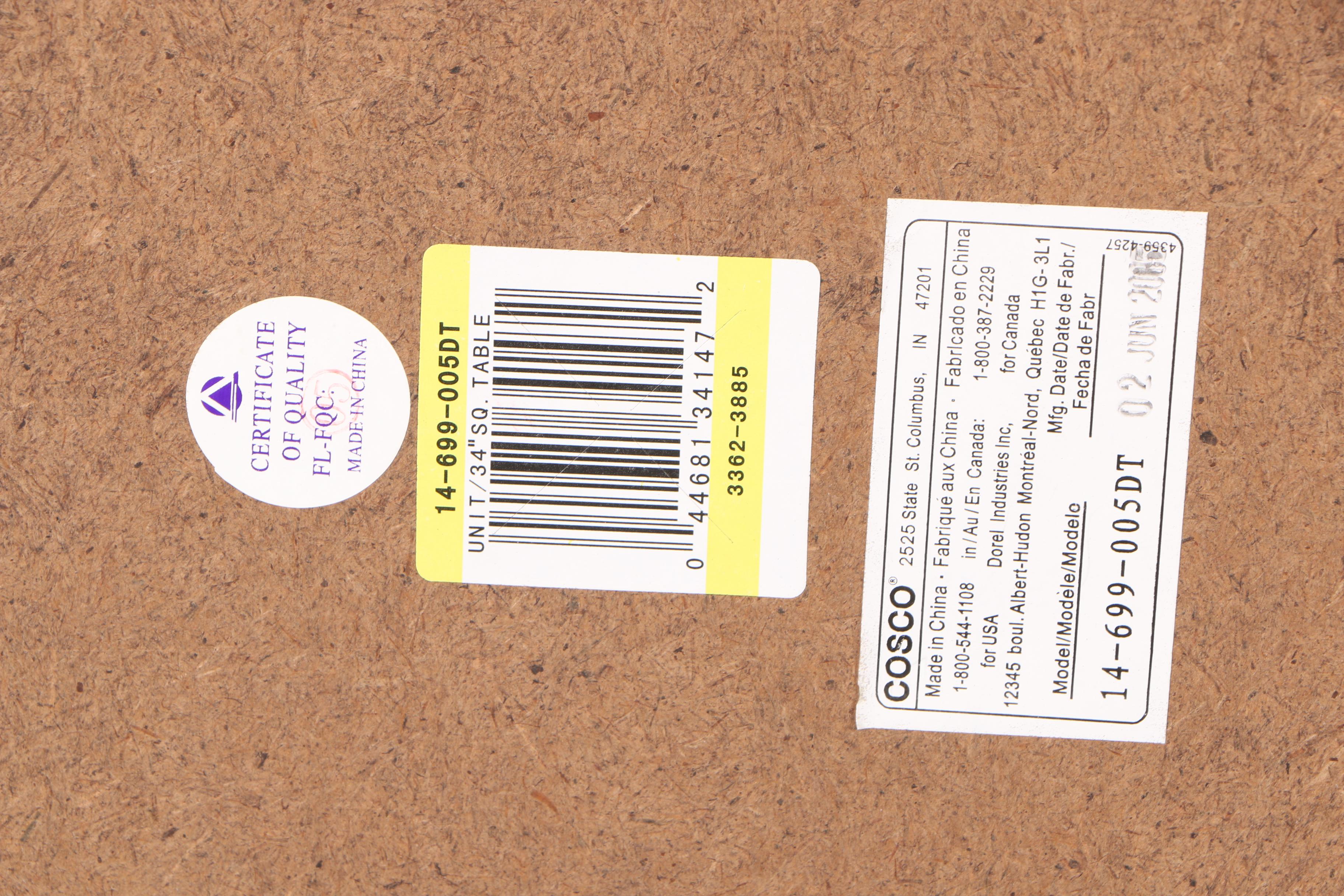 Cosco Folding Card Table and Chairs