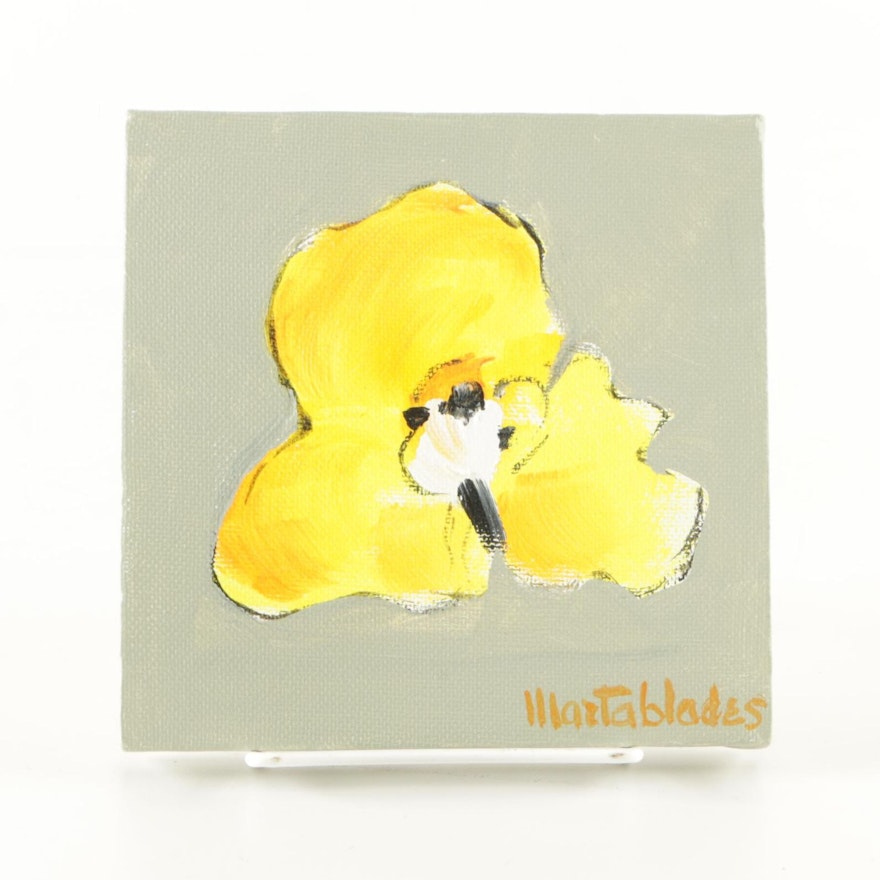 Marta Blades Acrylic on Canvas "Sunshine IV"
