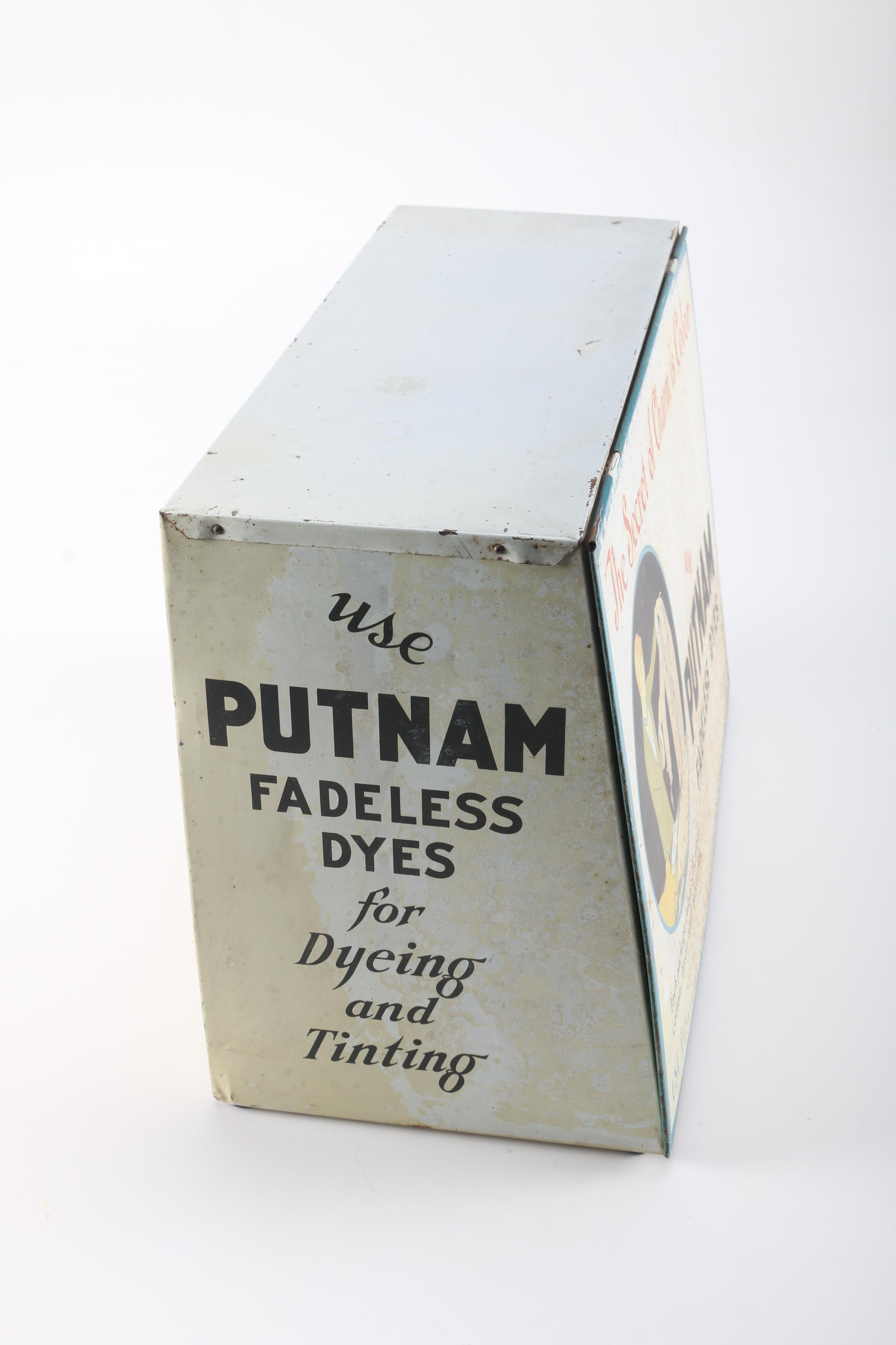 Putnam Fadeless Dyes Metal Box