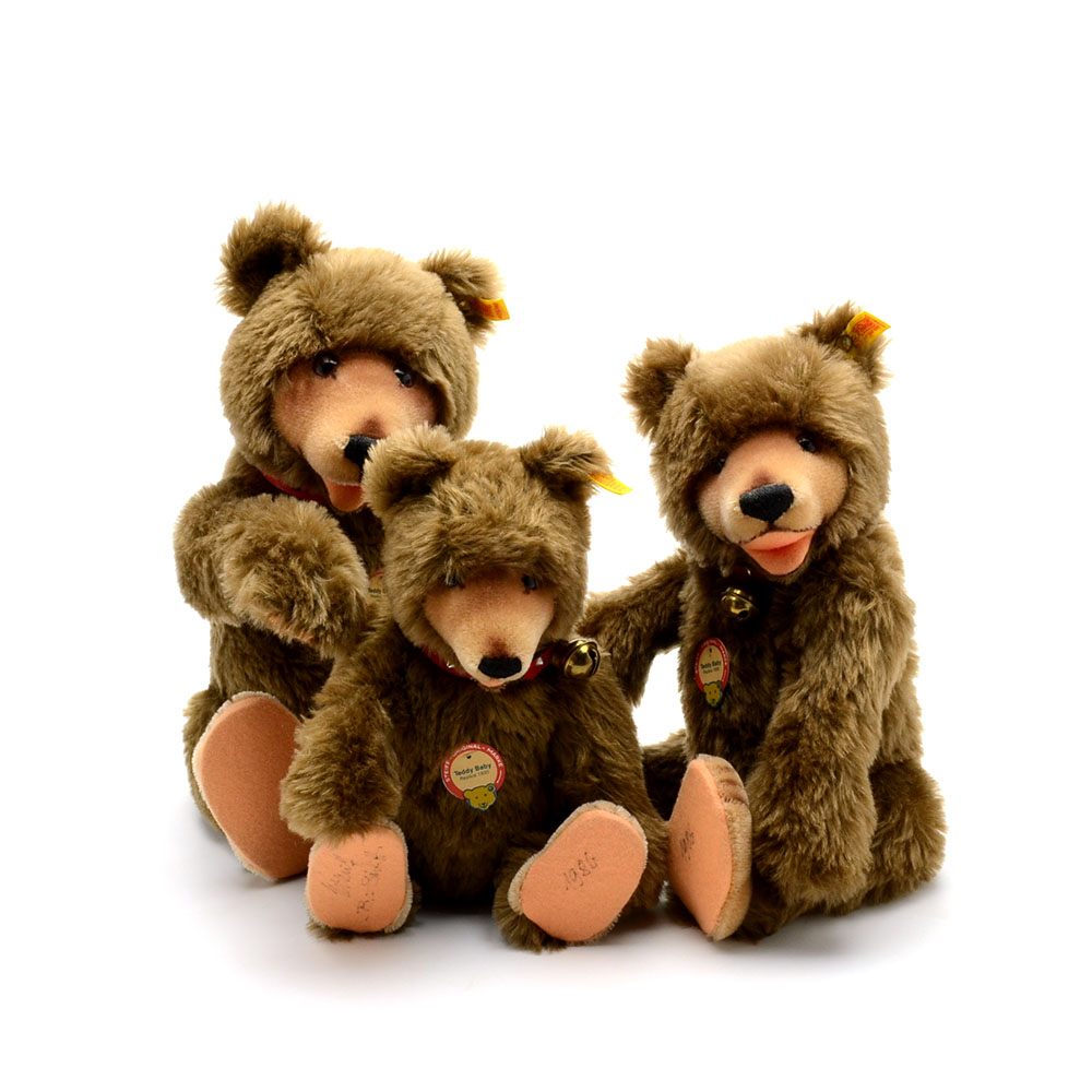 Steiff Official Replica 1903 Teddy Baby Brown Bear