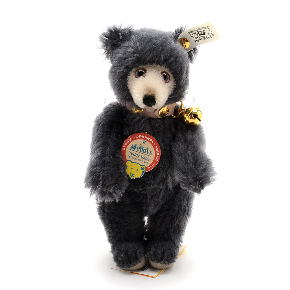 Steiff Gray "Teddy Baby" Made in Germany