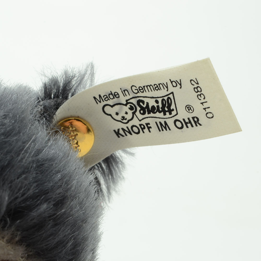 Steiff Gray "Teddy Baby" Made in Germany