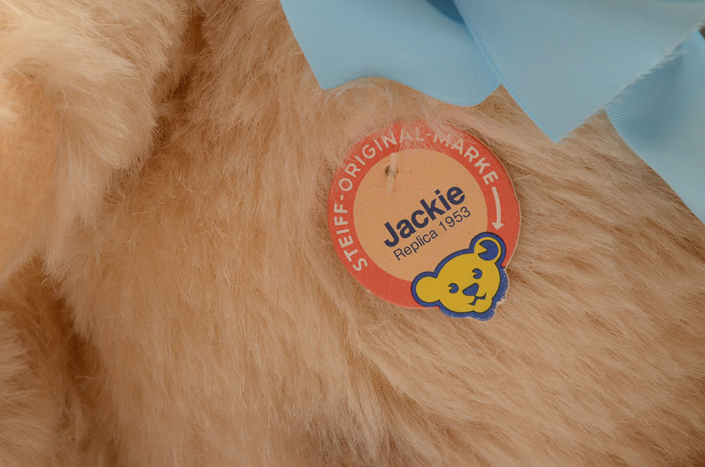 Steiff Official Replica of the Original Jackie Bear 1953