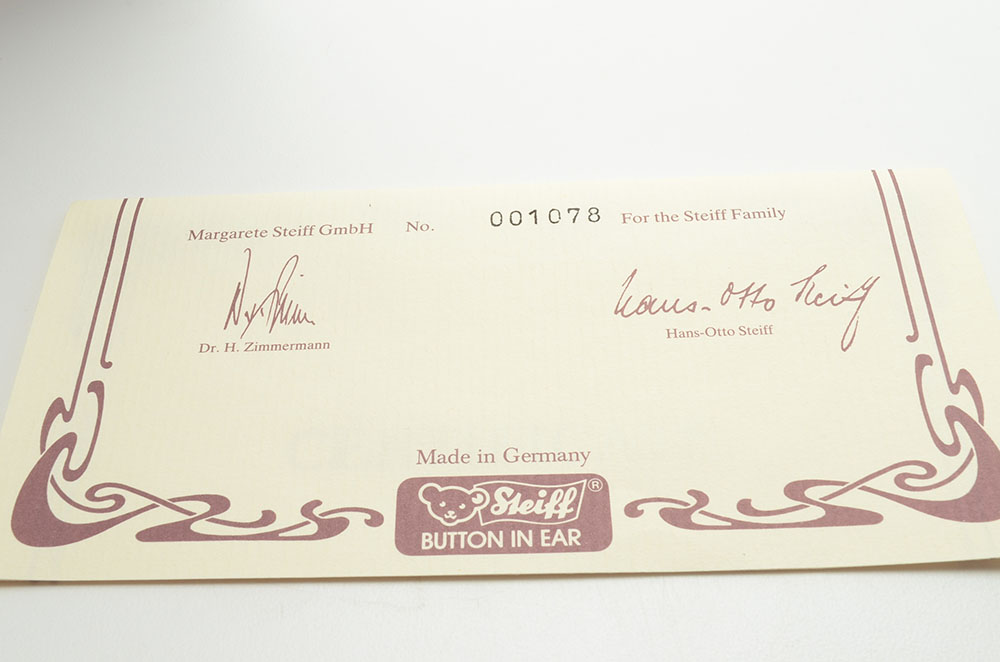 Steiff Official Replica Felt Character Doll Peasant Jorg