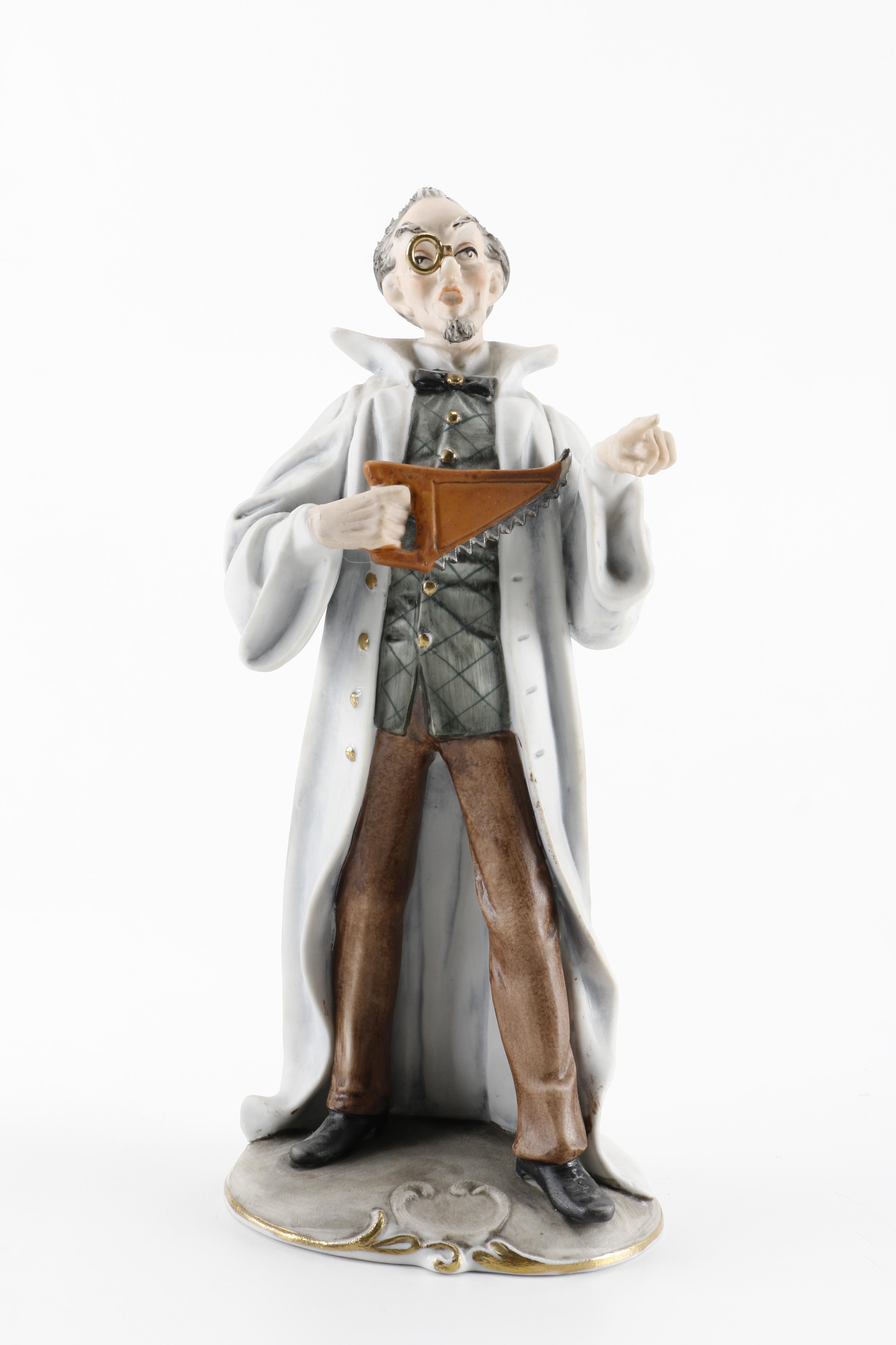 Capodimonte Porcelain Doctor Figurines