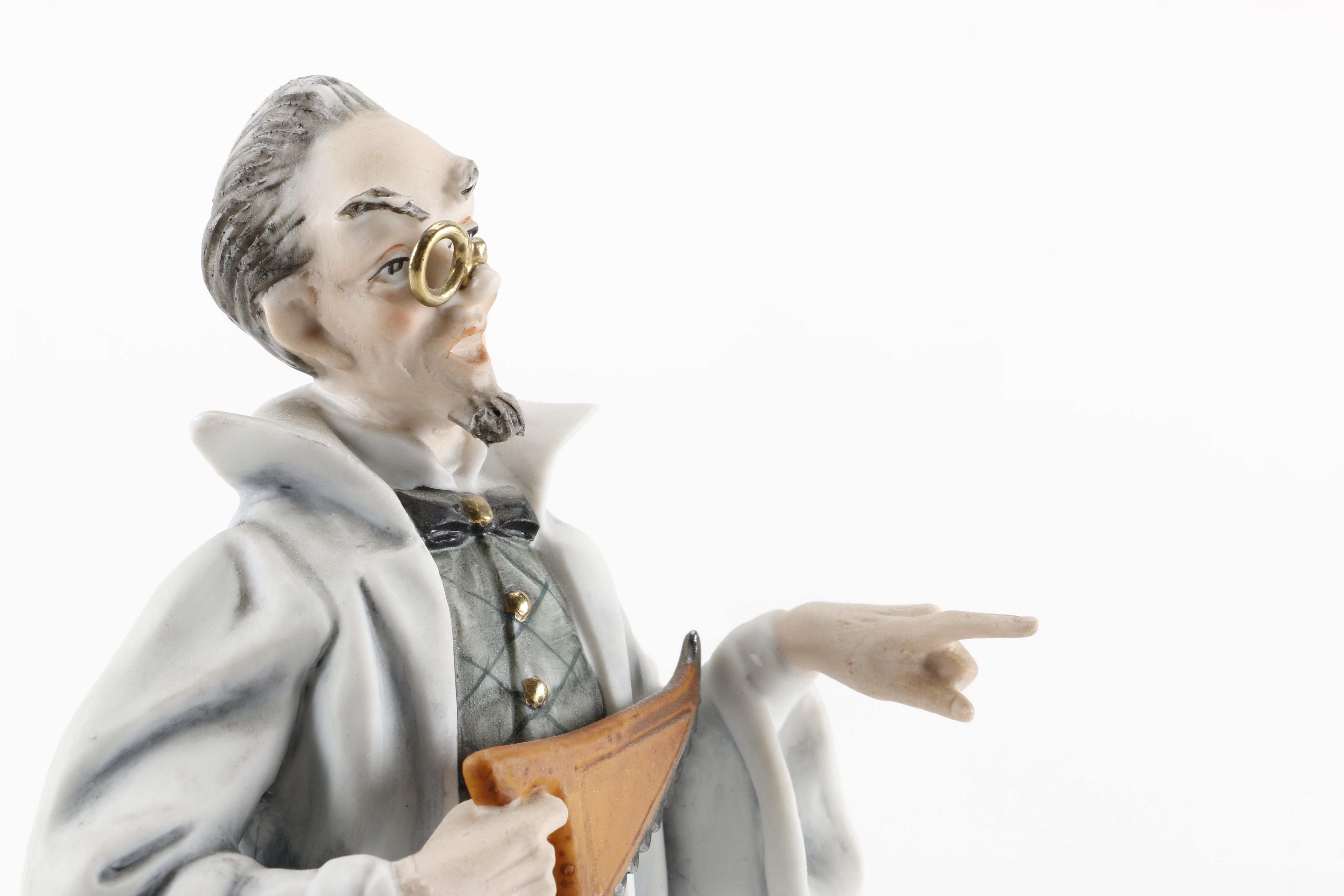 Capodimonte Porcelain Doctor Figurines