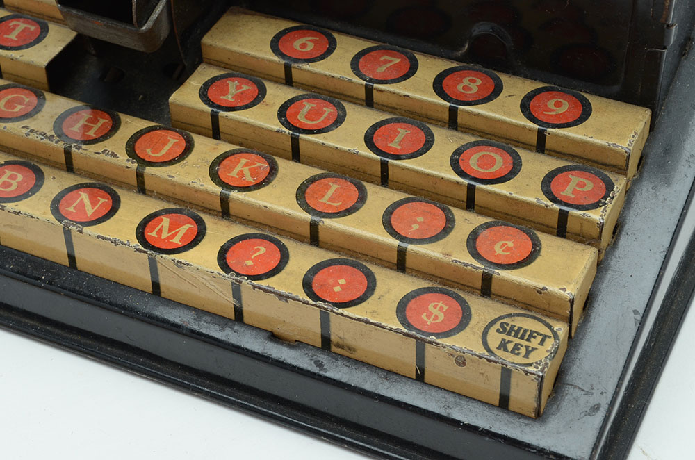 Vintage Marx De-Luxe Dial Typewriter and Linemar Mechanical Goose