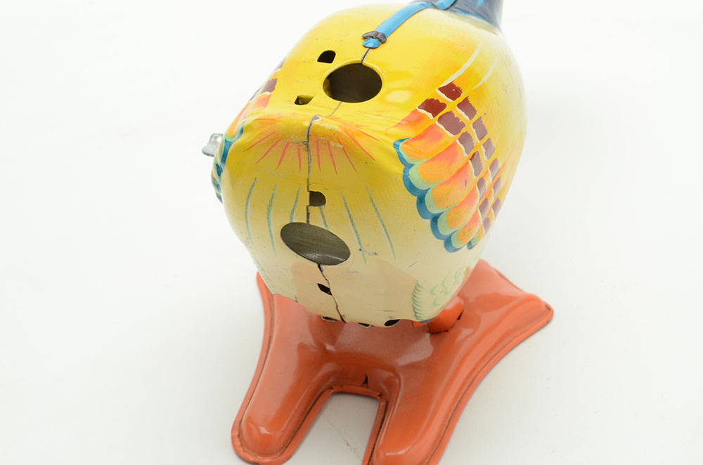 Vintage Marx De-Luxe Dial Typewriter and Linemar Mechanical Goose