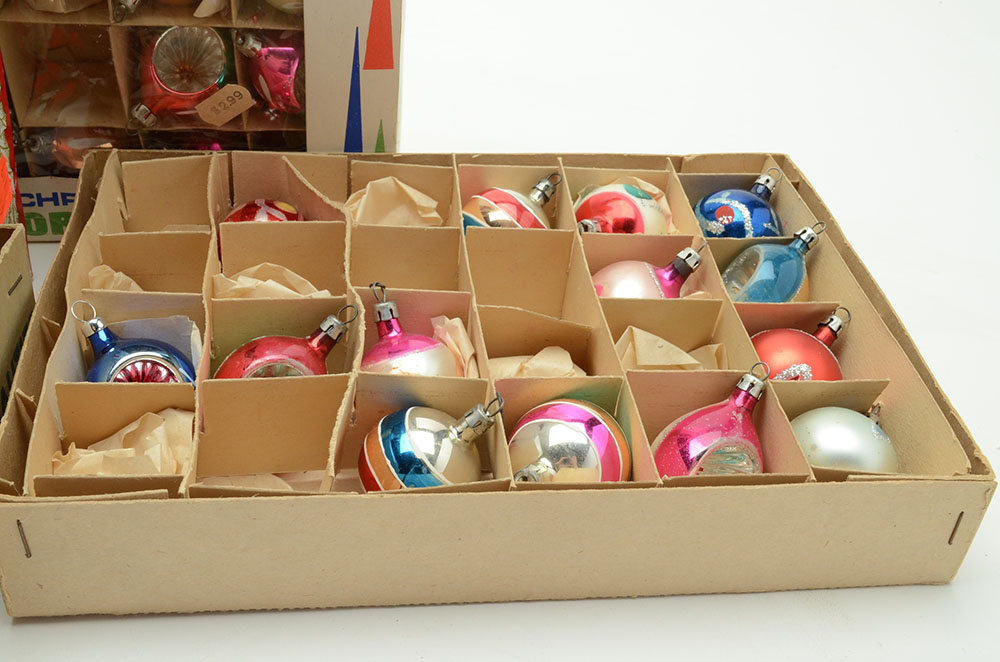 Vintage Christmas Holiday Ornaments
