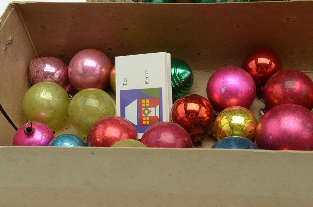 Vintage Christmas Holiday Ornaments
