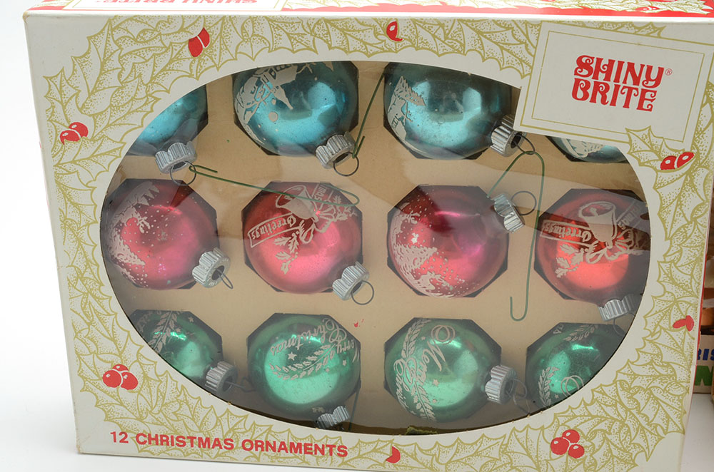 Vintage Christmas Holiday Ornaments