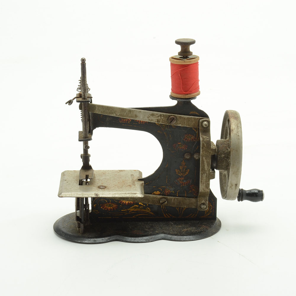 Vintage German Child's Toy Sewing Machine