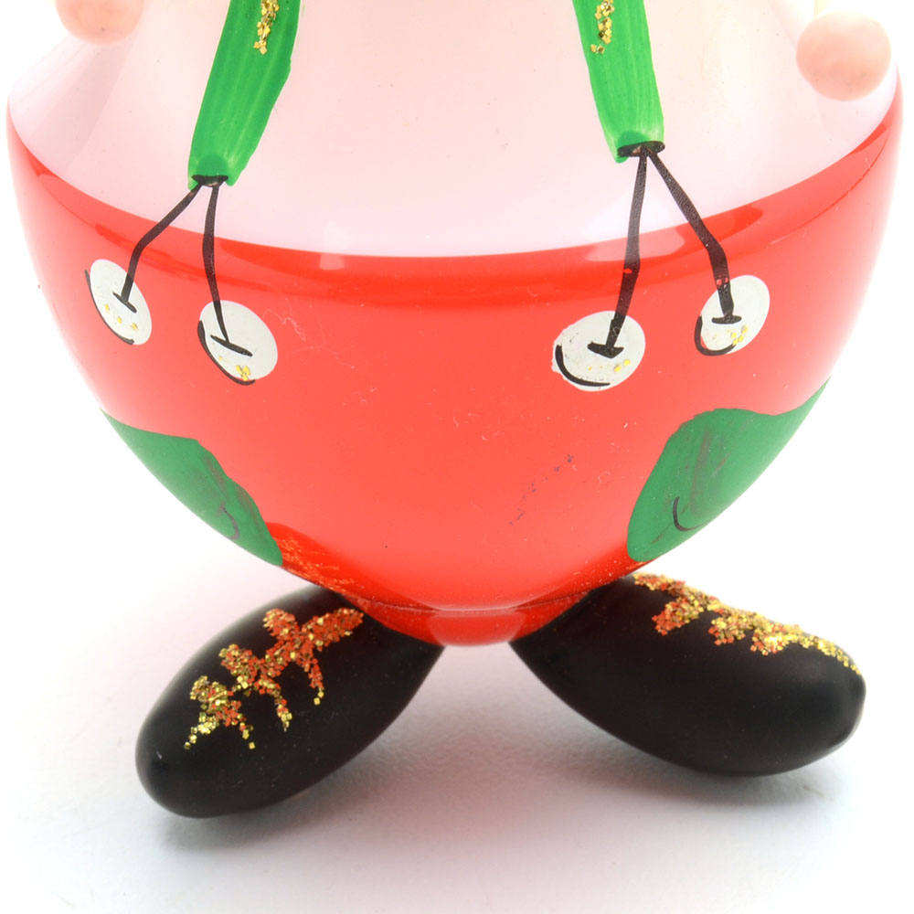 Vintage "Soffieria de Carlini" Hand Blown Clown Ornament