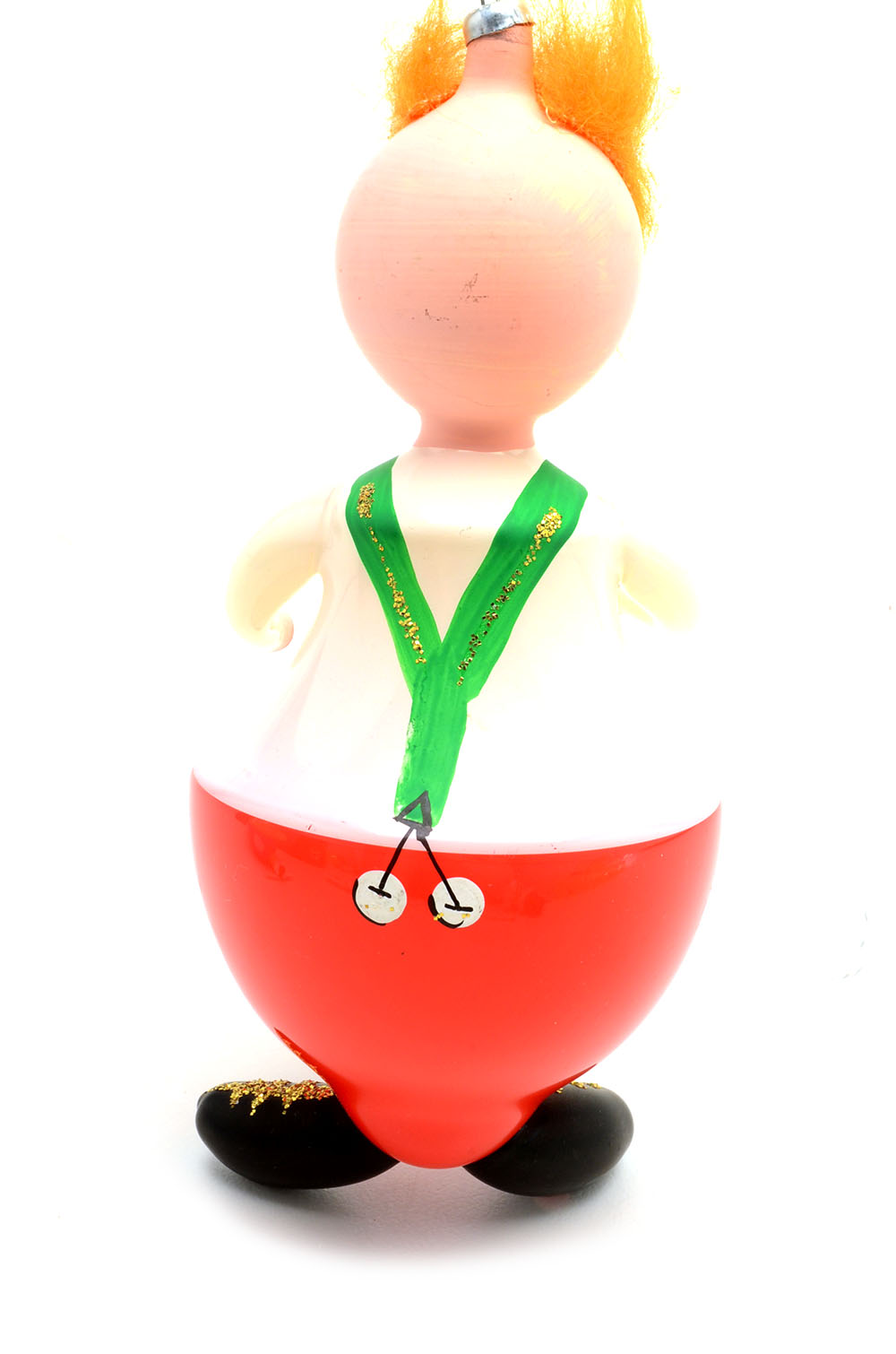 Vintage "Soffieria de Carlini" Hand Blown Clown Ornament