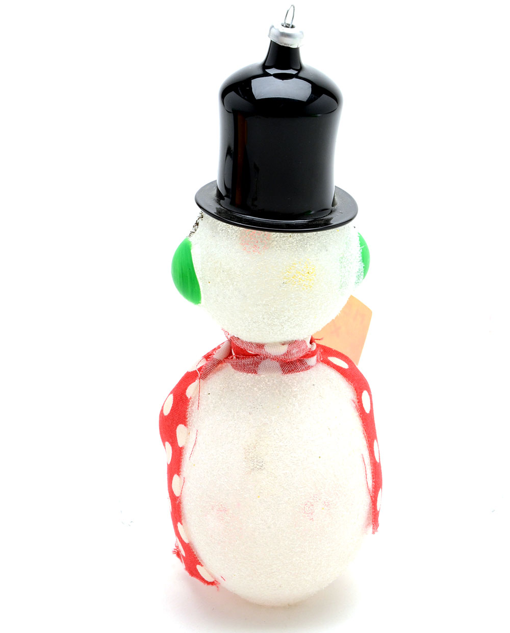 Vintage "Soffieria de Carlini" Hand Blown Snowman Ornament