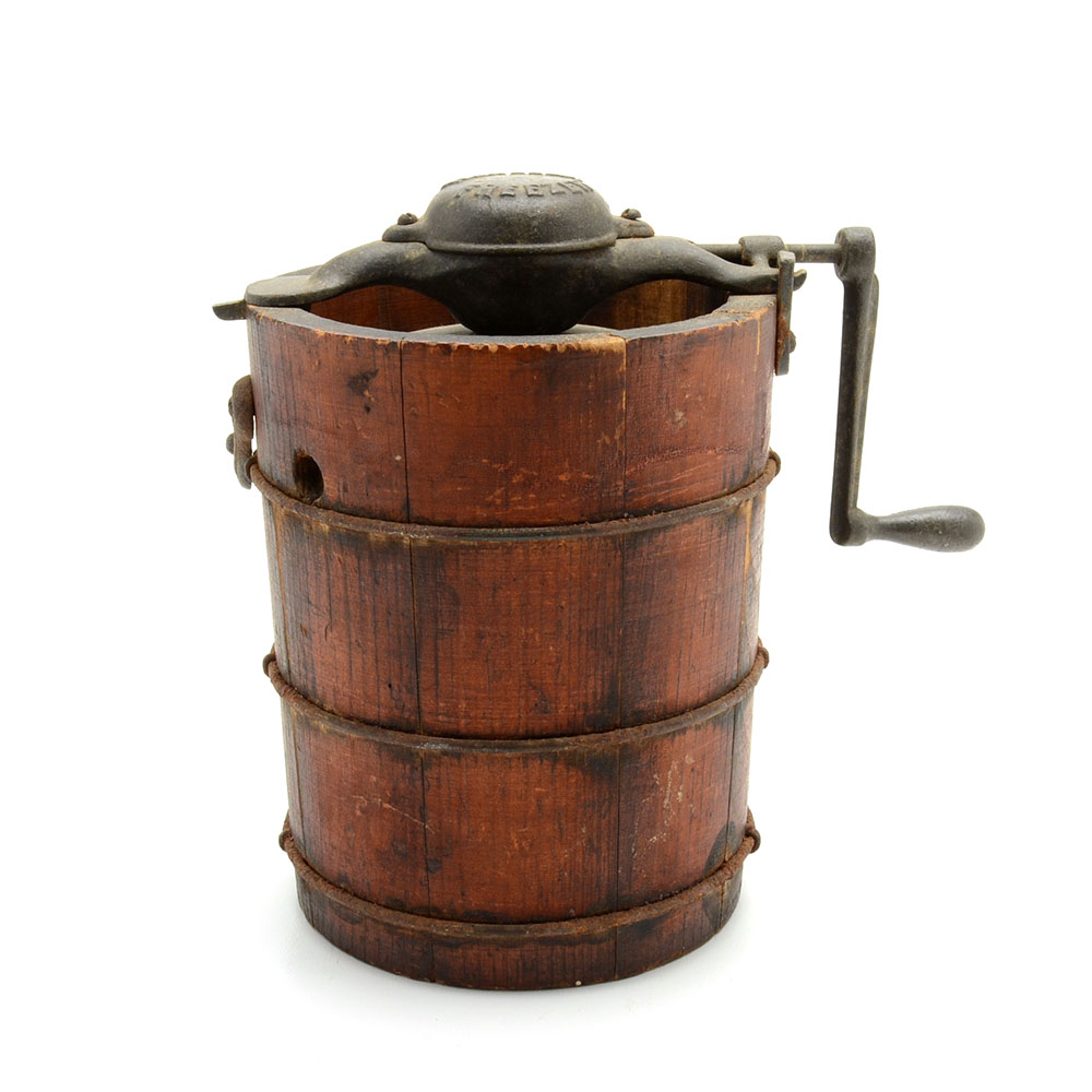 Miniature "Peerless Freezer" Salesman Sample Ice Cream Maker