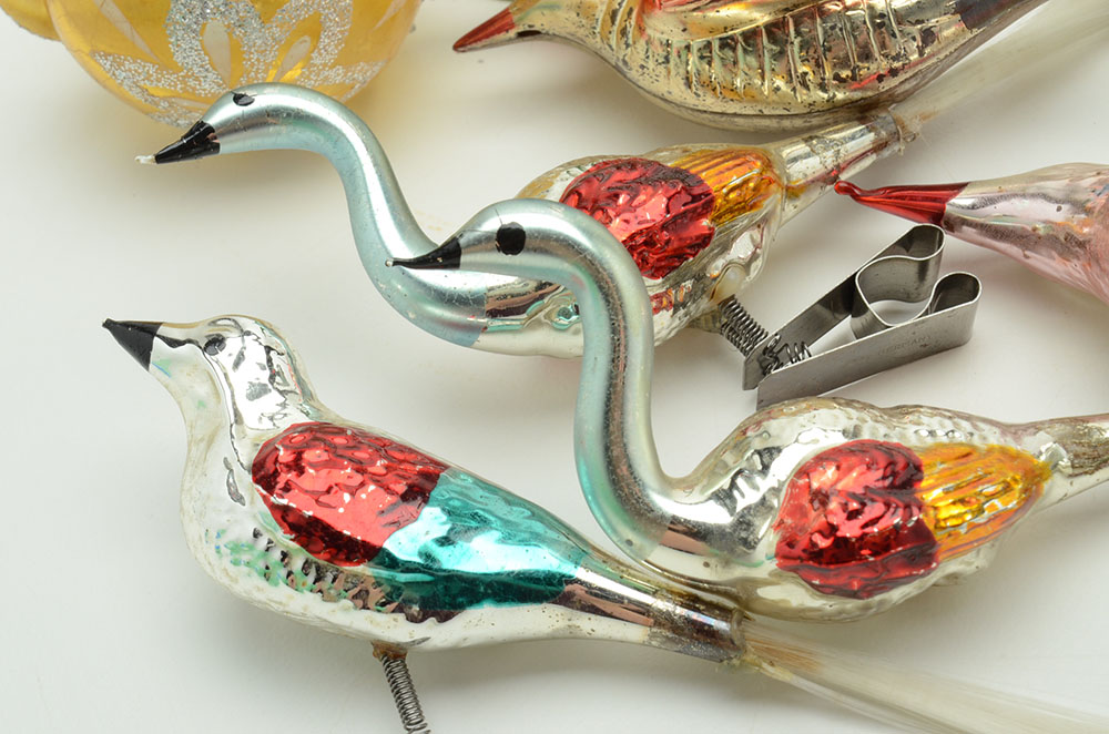 Vintage Glass Christmas Ornaments