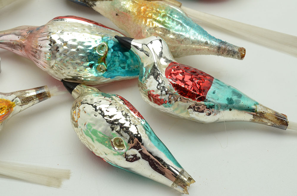 Vintage Glass Christmas Ornaments