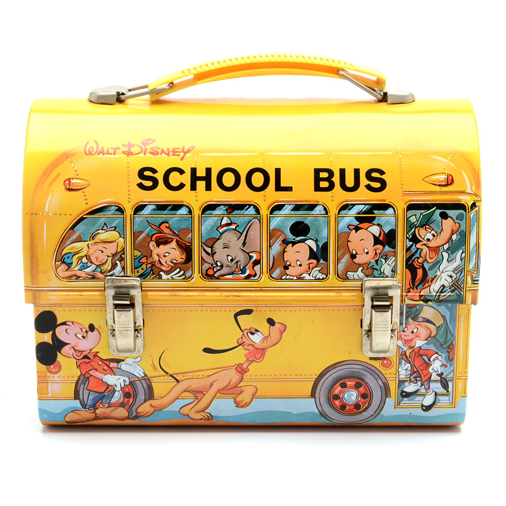 Walt Disney "School Bus" Lunchbox by Alladin