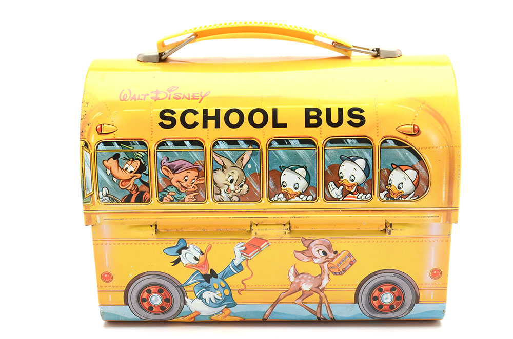 Walt Disney "School Bus" Lunchbox by Alladin