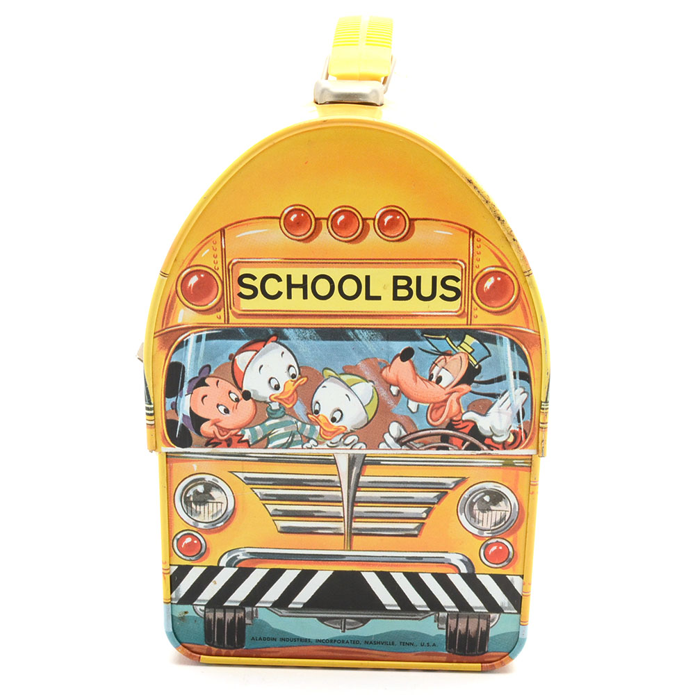 Walt Disney "School Bus" Lunchbox by Alladin