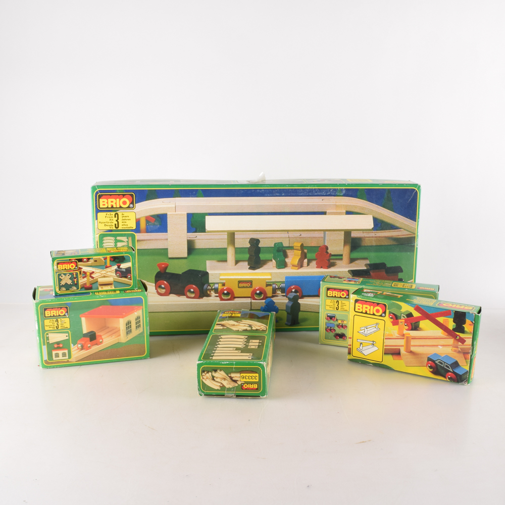 Brio Vintage Train Set in Original Boxes