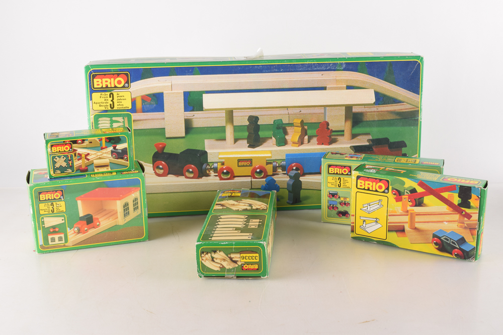 Brio Vintage Train Set in Original Boxes