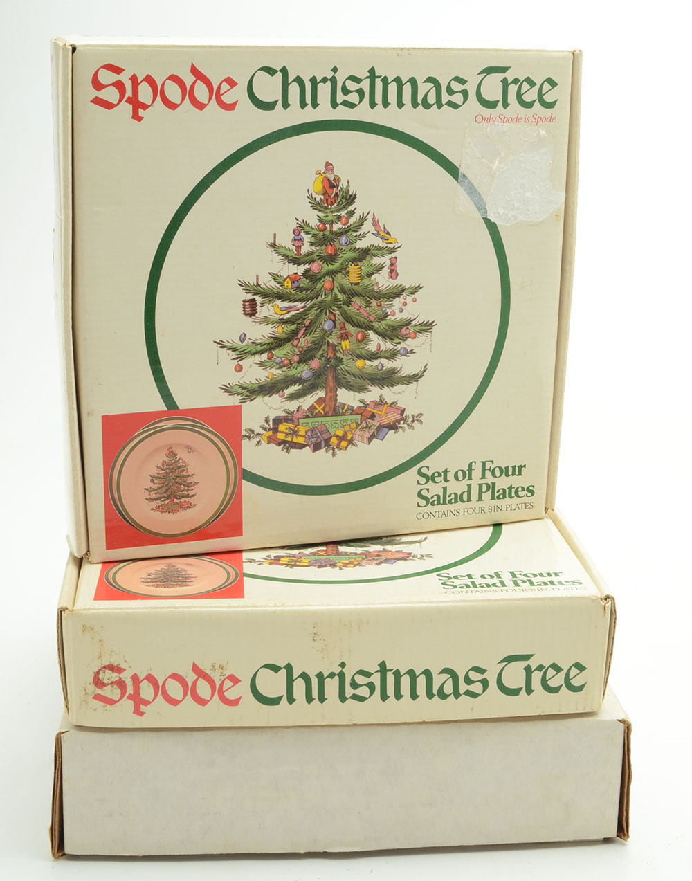 Spode "Christmas Tree" China Mugs, Bowls and Plates