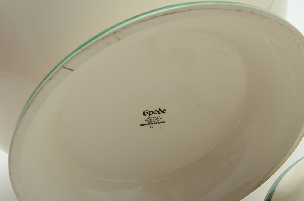 Spode "Christmas Tree" Large China Tureen and Serving Platter