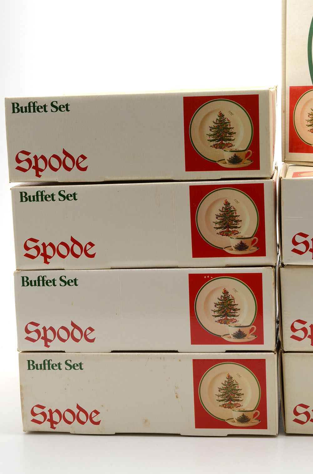 Spode "Christmas Tree" China Buffet Service for Eight