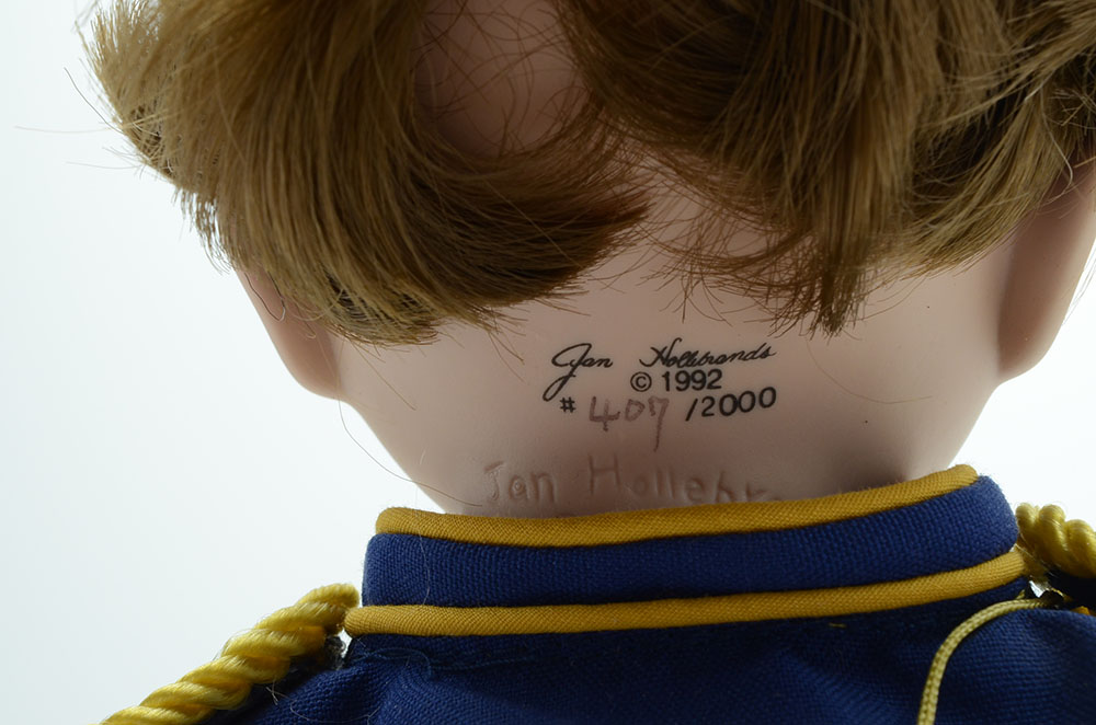"Tad Lincoln" Porcelain Doll by Jan Hollebrands