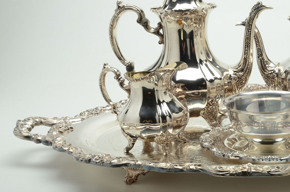 Silver Plated Coffee and Tea Service By Poole