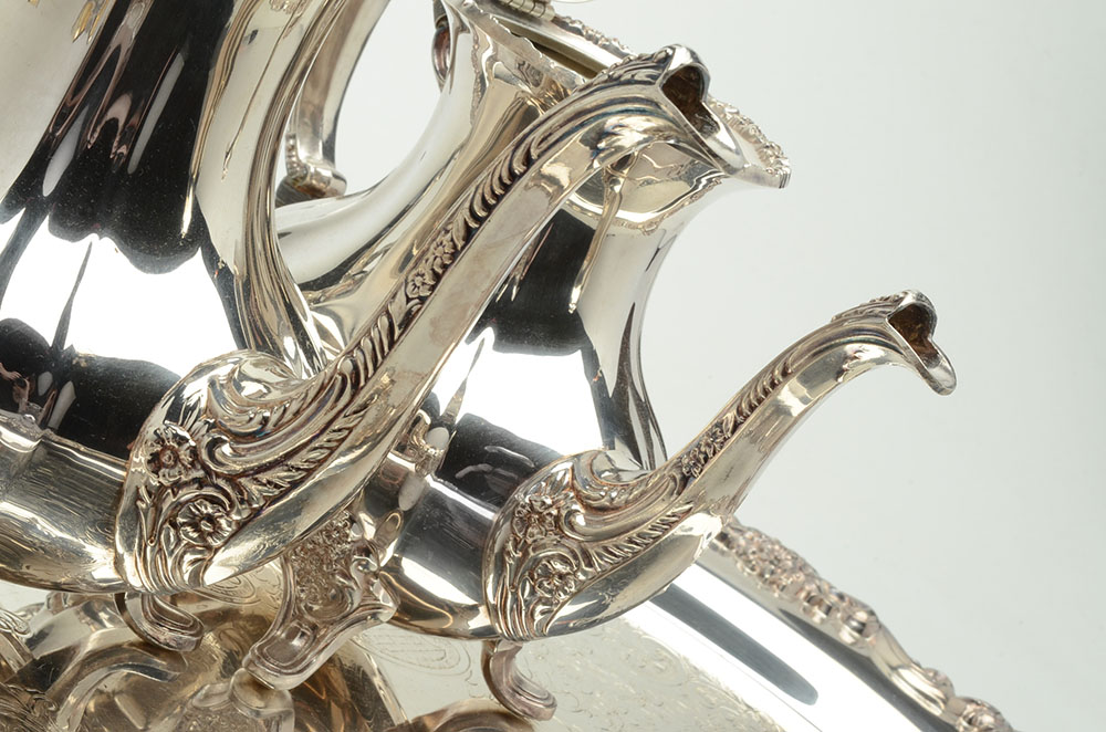 Silver Plated Coffee and Tea Service By Poole